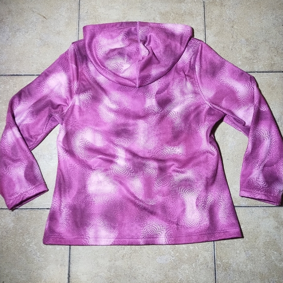 Athletic Works Pink Zip Up Hoody Sweater Size XL - Picture 2 of 10